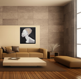 'BALLERINA BLACK' Framed print on premium paper